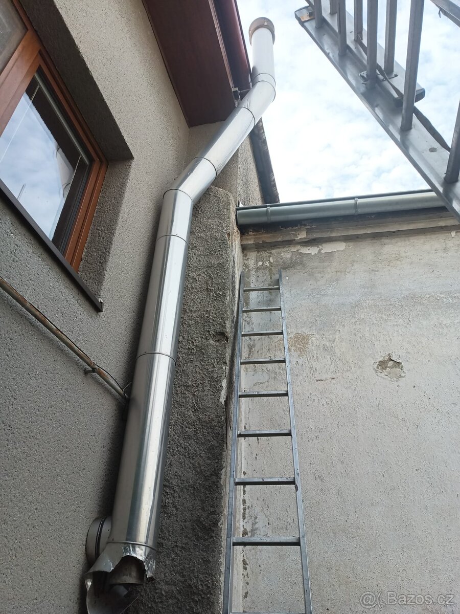 nerez komín pro plynový kotel