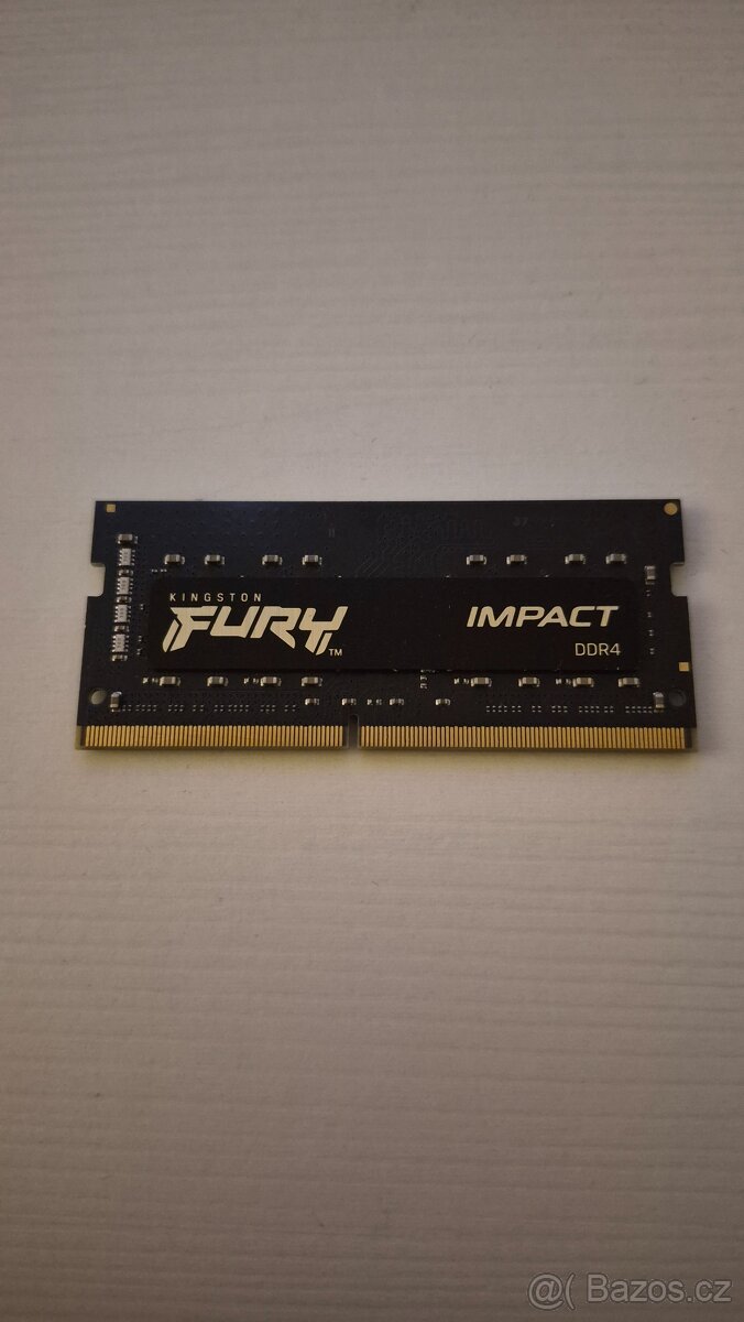 Kingston SO-DIMM FURY 16GB DDR4 3200MHz CL20 Impact