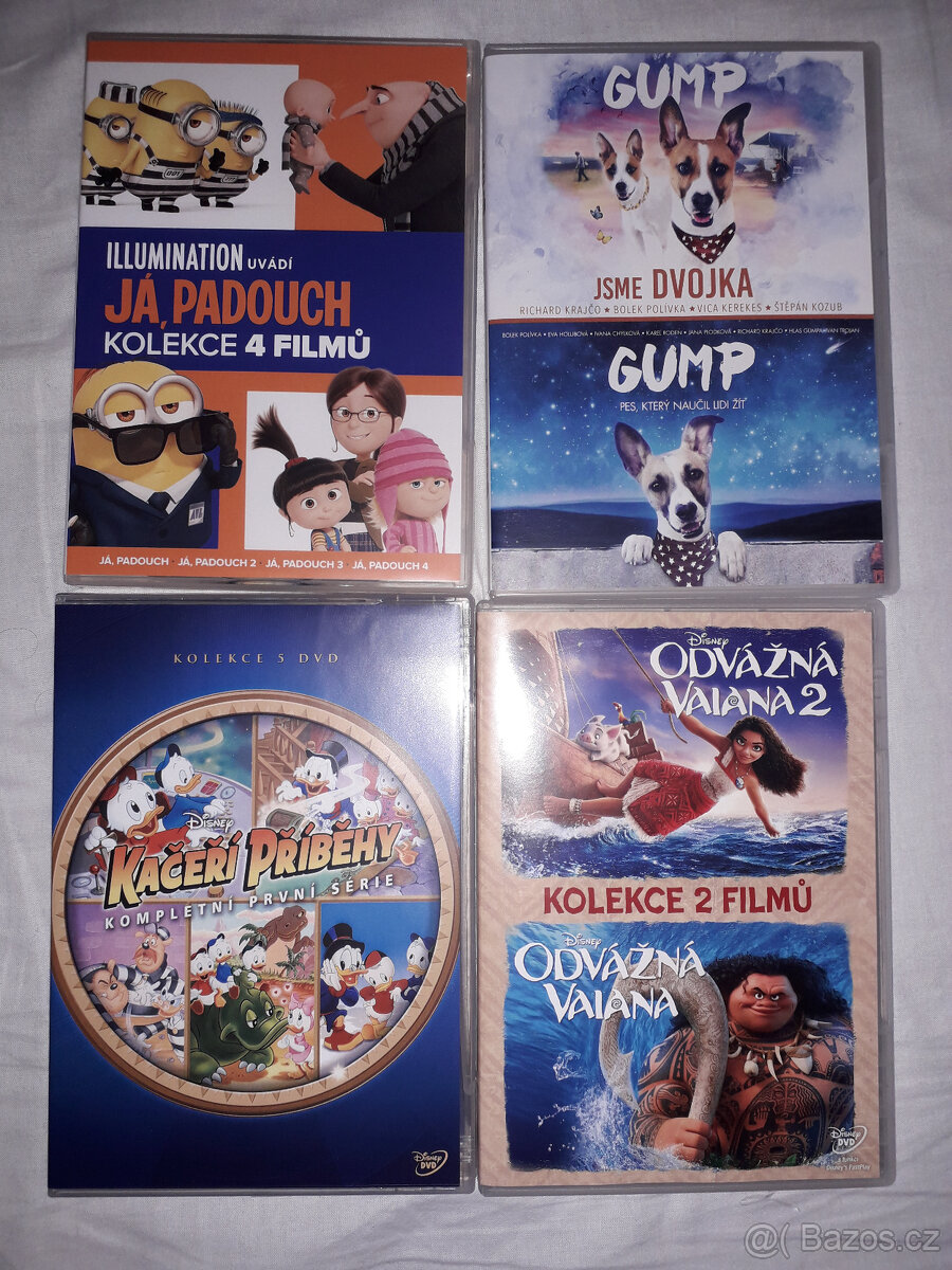DVD s filmy/seriály pro děti