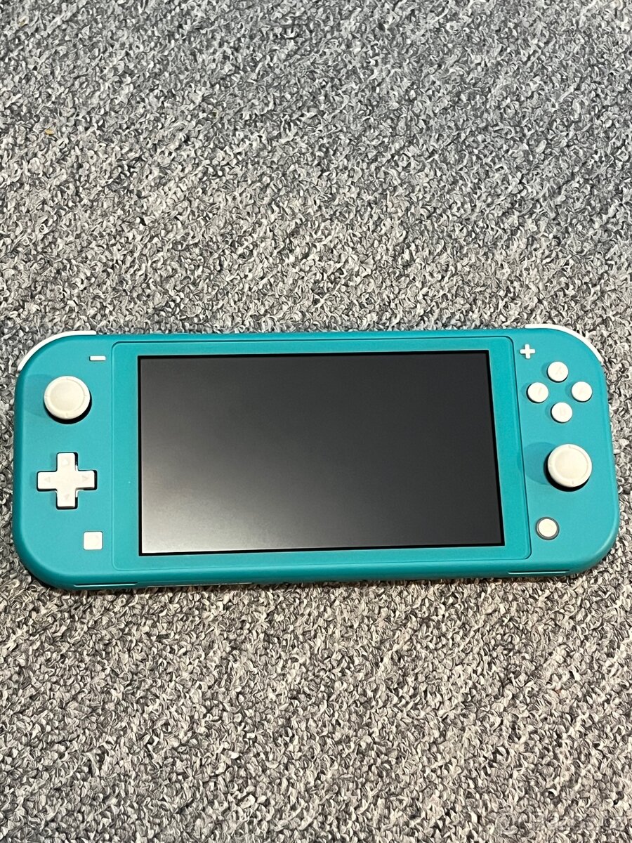 Prodám Nintendo Switch Lite (modra) + pouzdro + hry