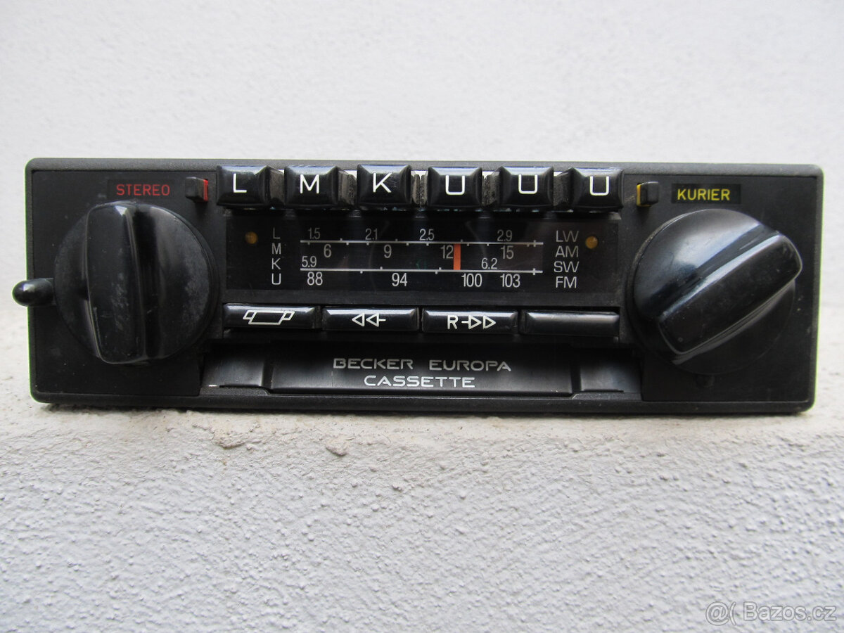 BECKER EUROPA cassette 663 autorádio Mercedes BMW