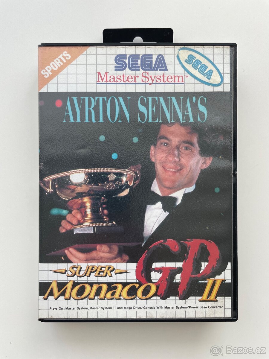 Sega Ayrton Sennas Monaco GP 2 Master system