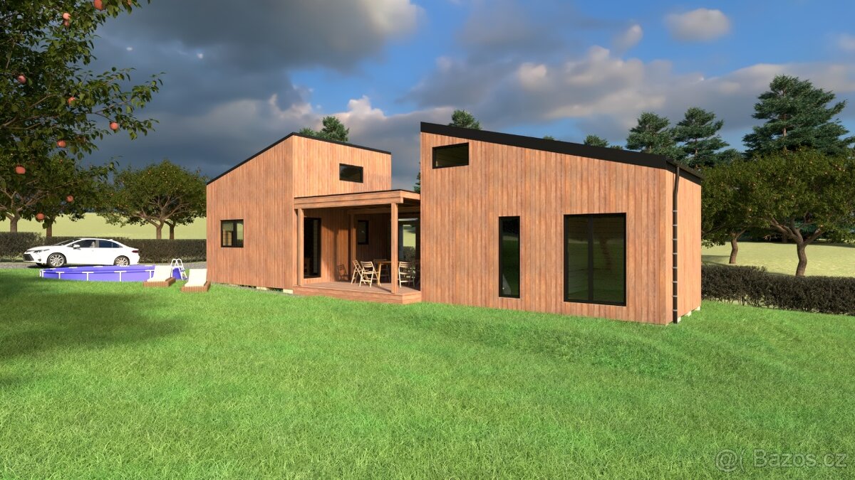 Dřevostavba, chata, modulové stavby