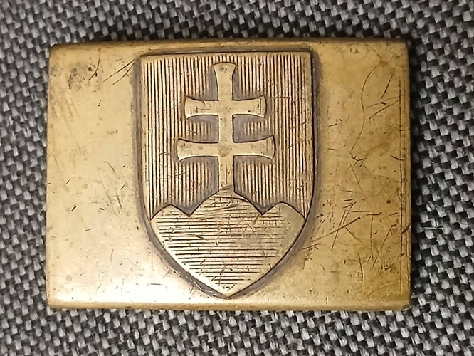 Vojenská přezka na opasek Slovenský štát