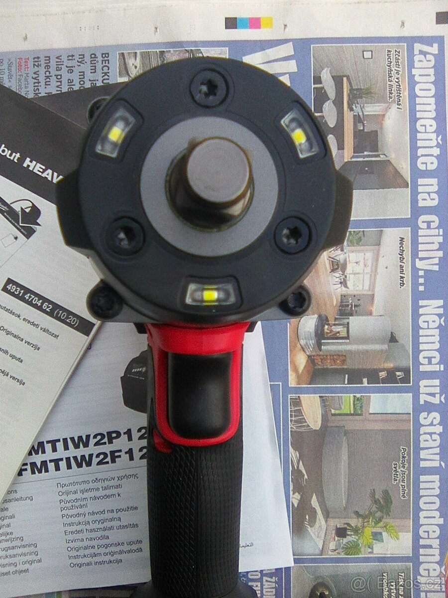 Milwaukee M18FMTIW2F12-0 1/2 Golovy 881Nm aku razak