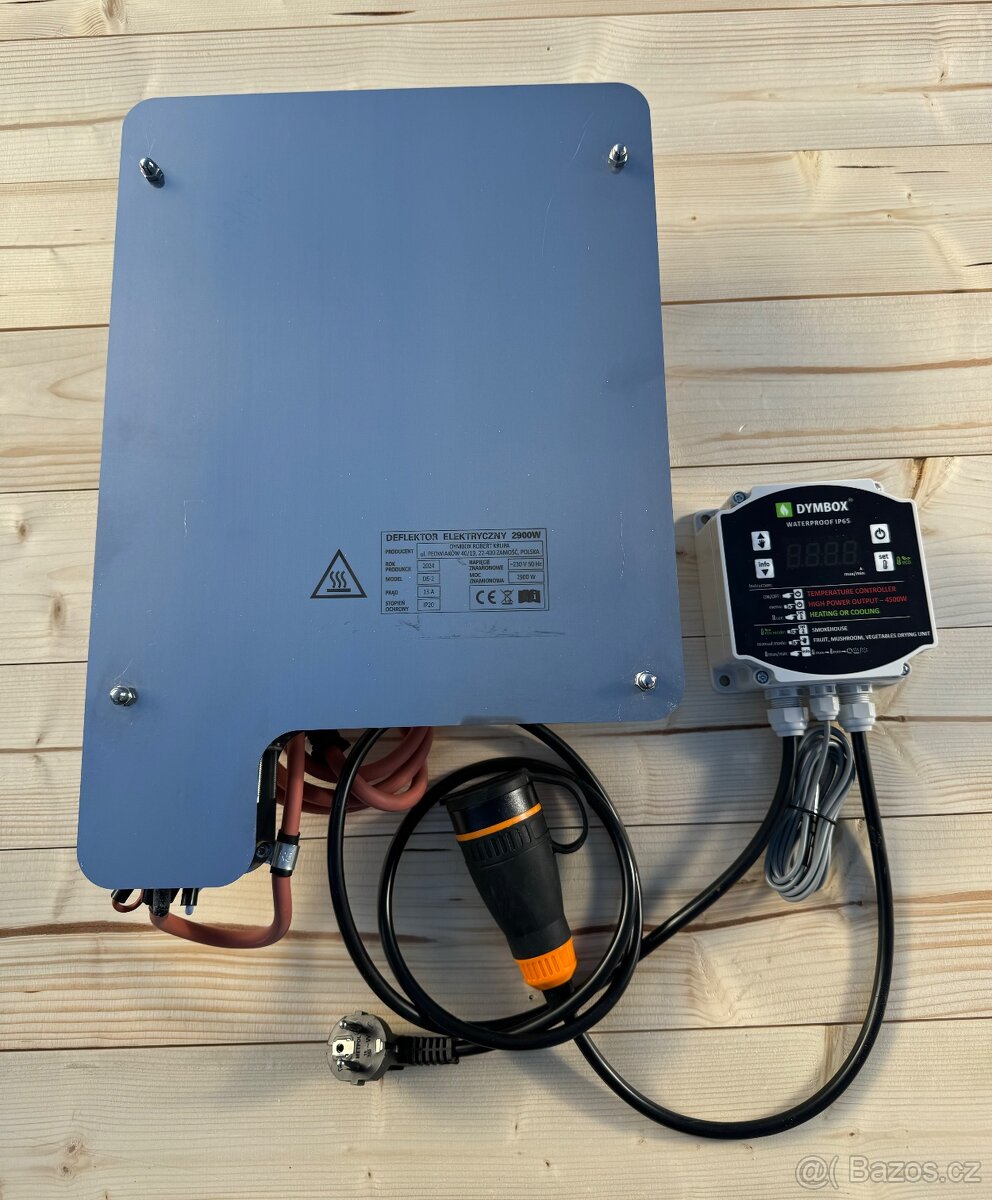 Topna spirala 2,9kw,dymbox set,udirna