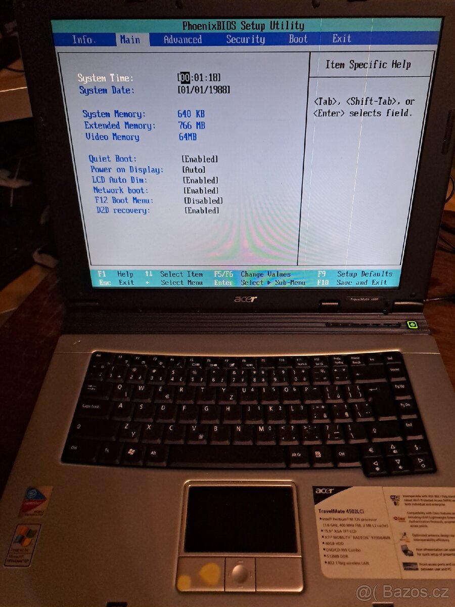 Acer Travelmate 4502 LCI