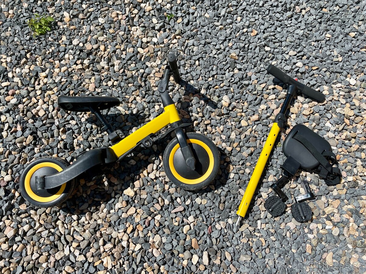 Tříkolka s vodící tyčí