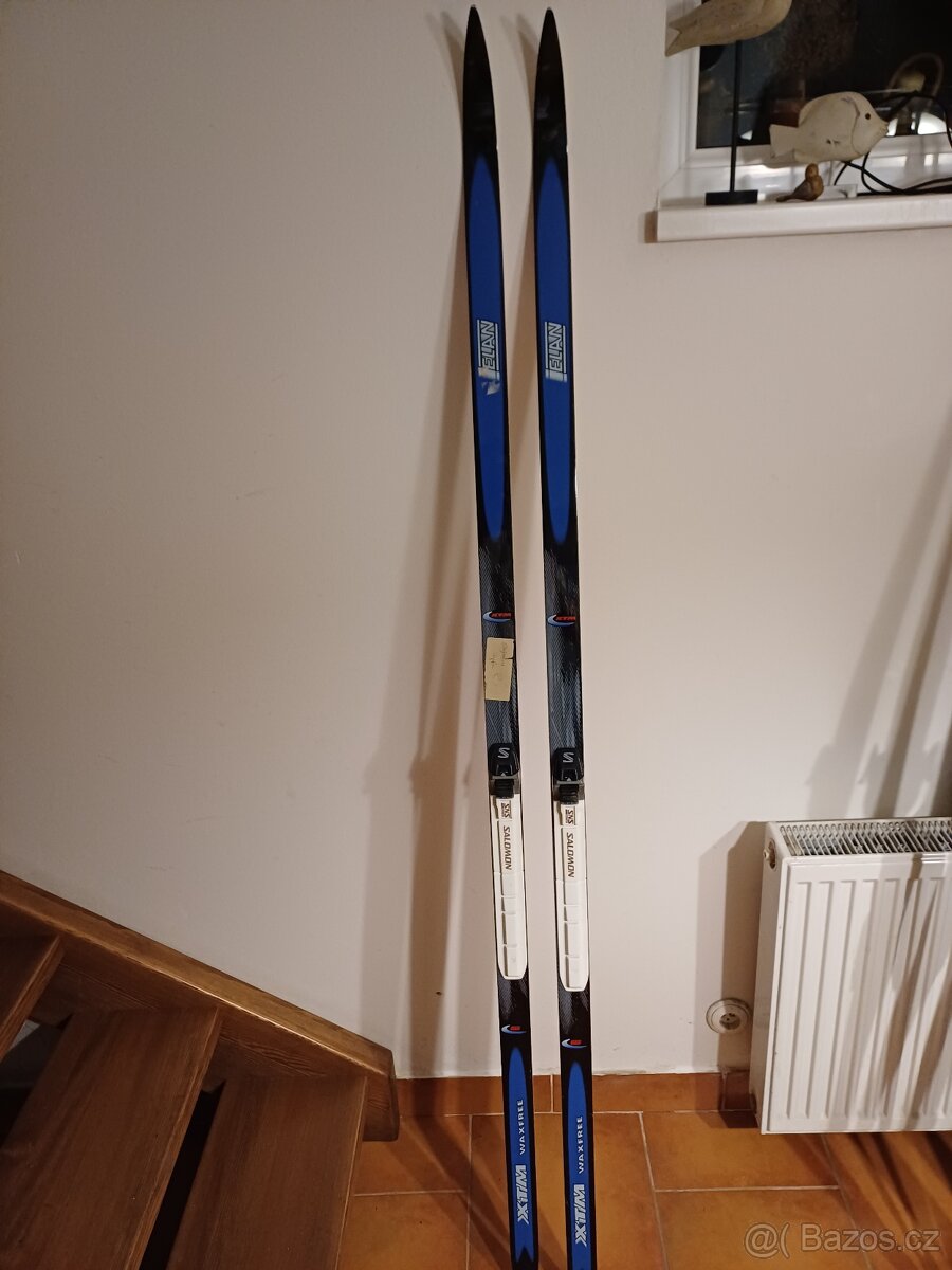 Běžky Elan 190 cm s vázáním SNS se šupinami