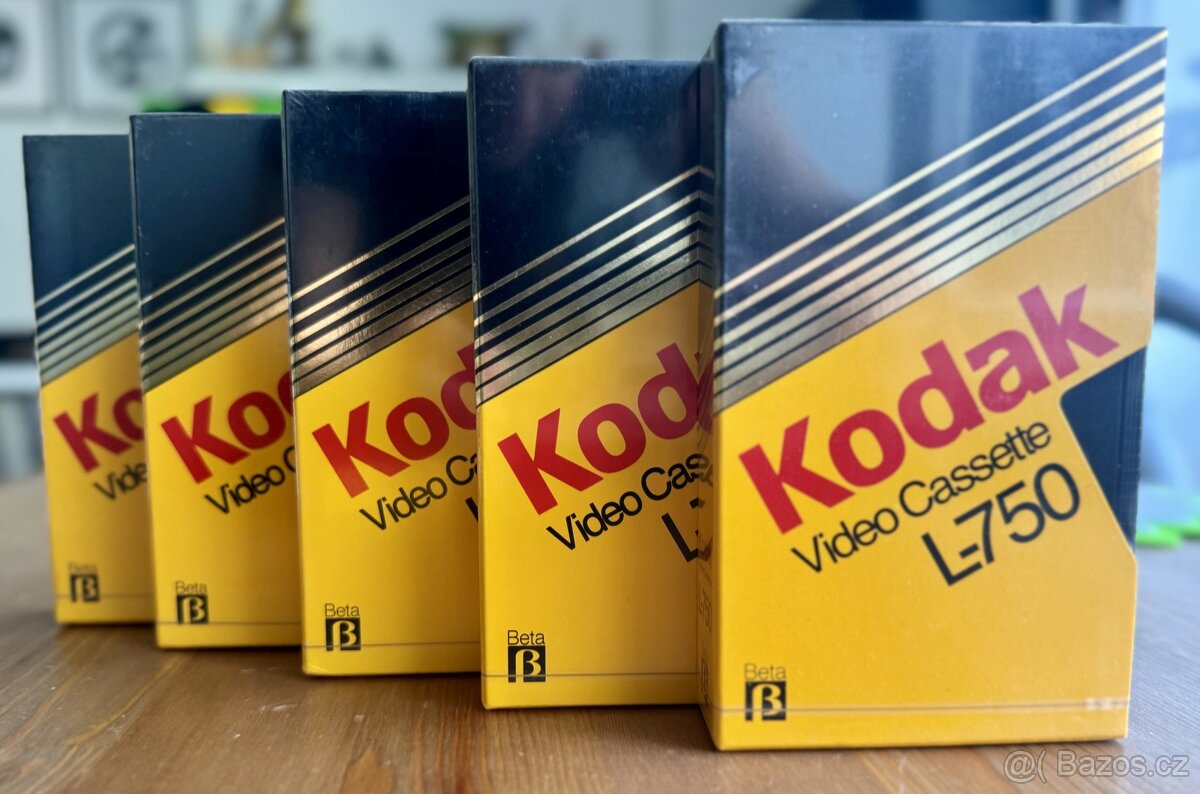 5x Betamax KODAK L-750 NOVÉ