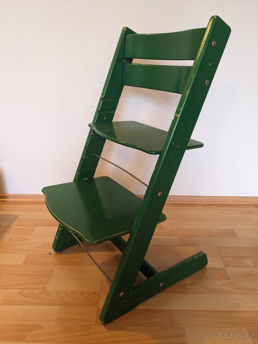 Rostoucí židle Jitro zelená