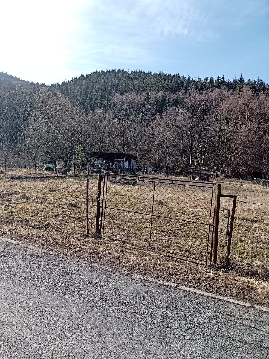 Prodám pozemek na Vsetíně v údolí Červenka
