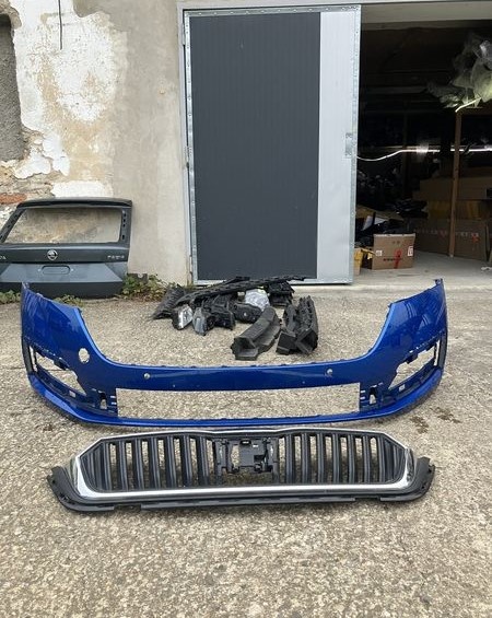 predni naraznik skoda octavia iv 4 pdc modry