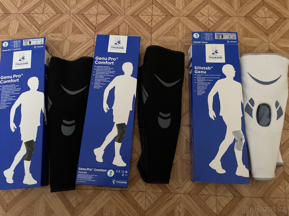 Orteza na koleno, 2x Genu pro Comfort, 1x Silistab Genu