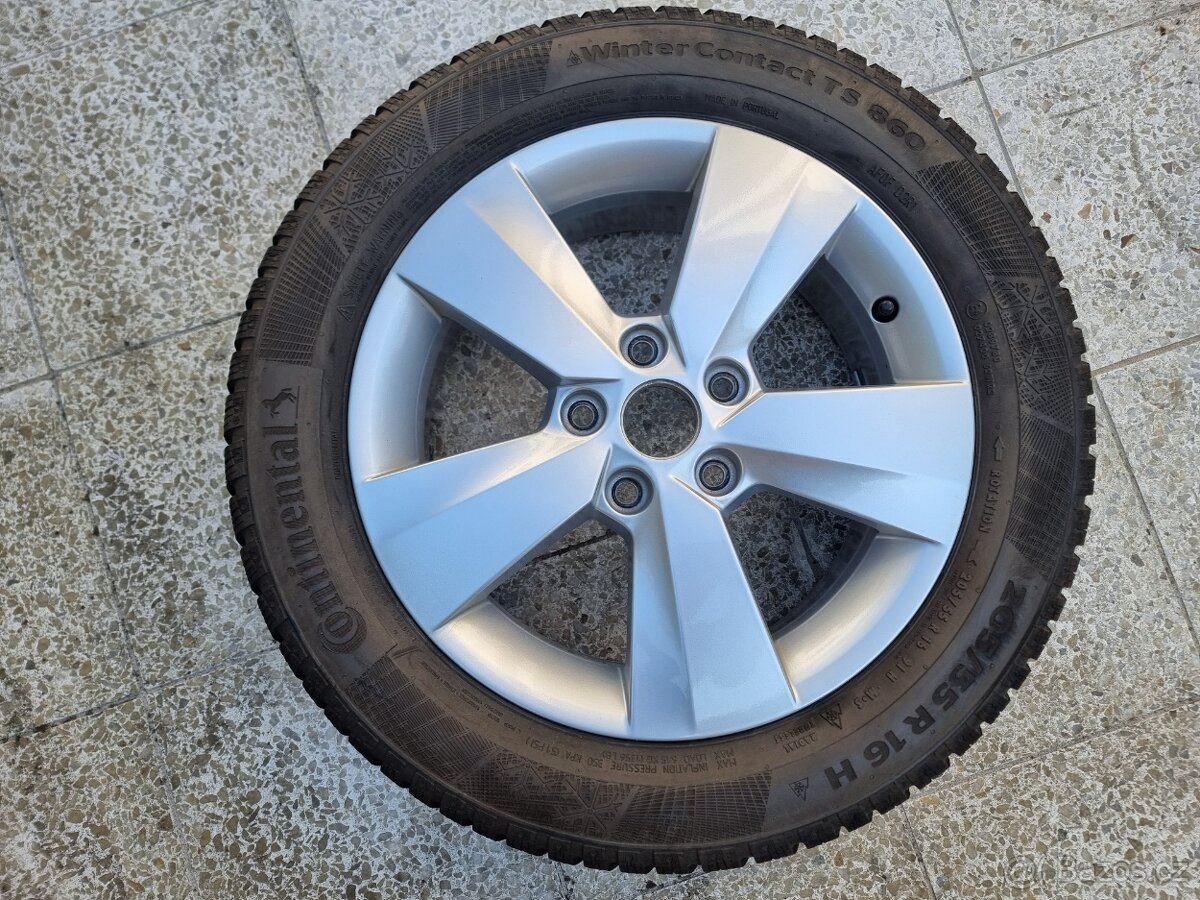 Alu kola Škoda Tunga 16" 5E0601025BL 6Jx16 5x112 ET48