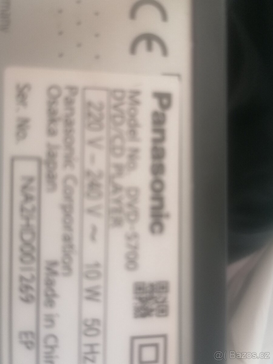 Panasonic prehrávač novy