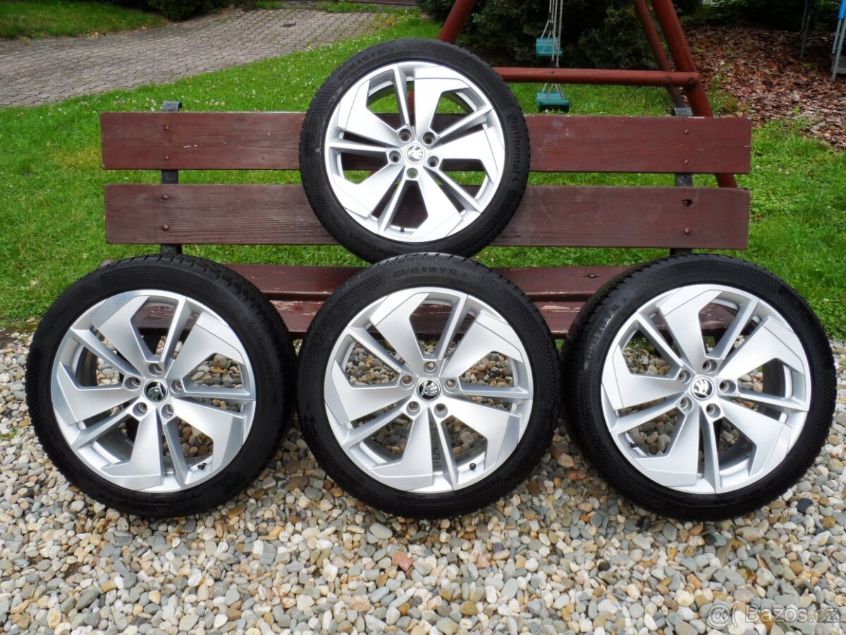 Alu kola Škoda Octavia IV 225/45/18 5x112 ET 48