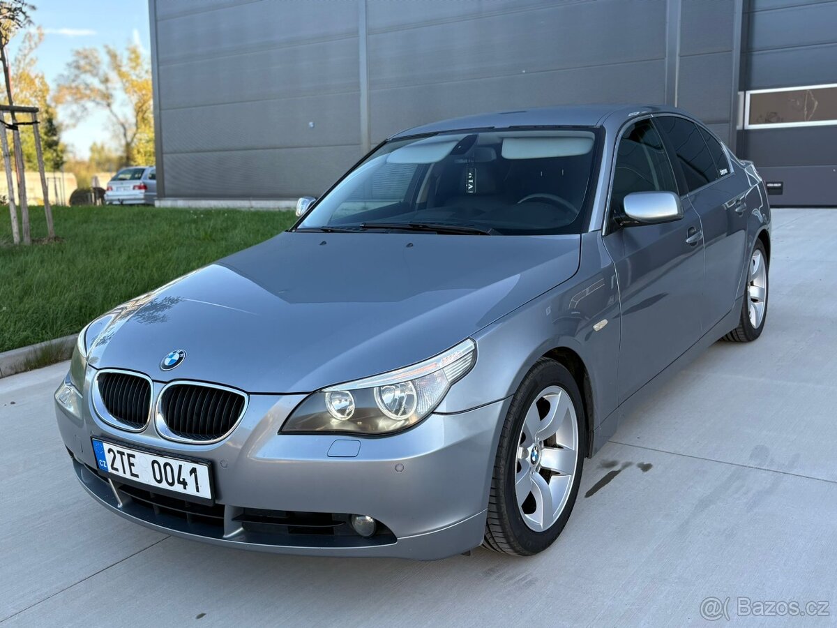 BMW E60 525i 141kw M54 Manuál✅Černá kůže