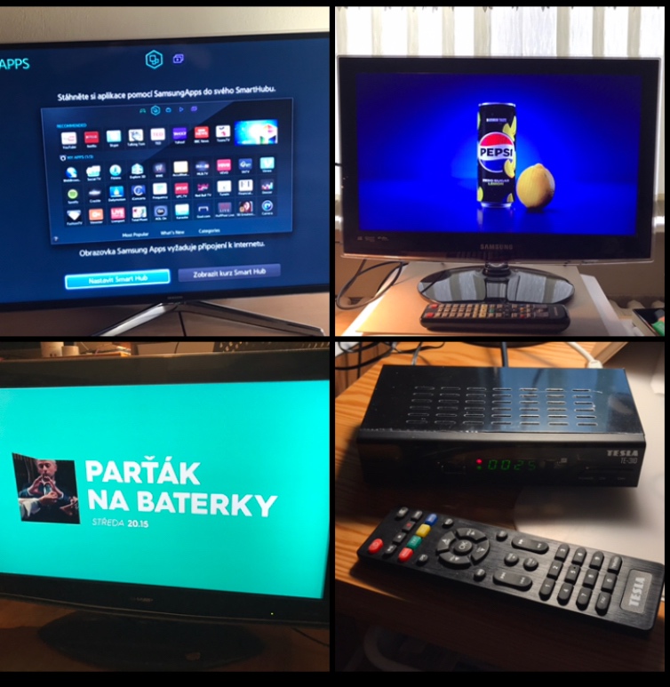 Samsung Smart TV UE40H6470SS • Sharp • Tesla set top box