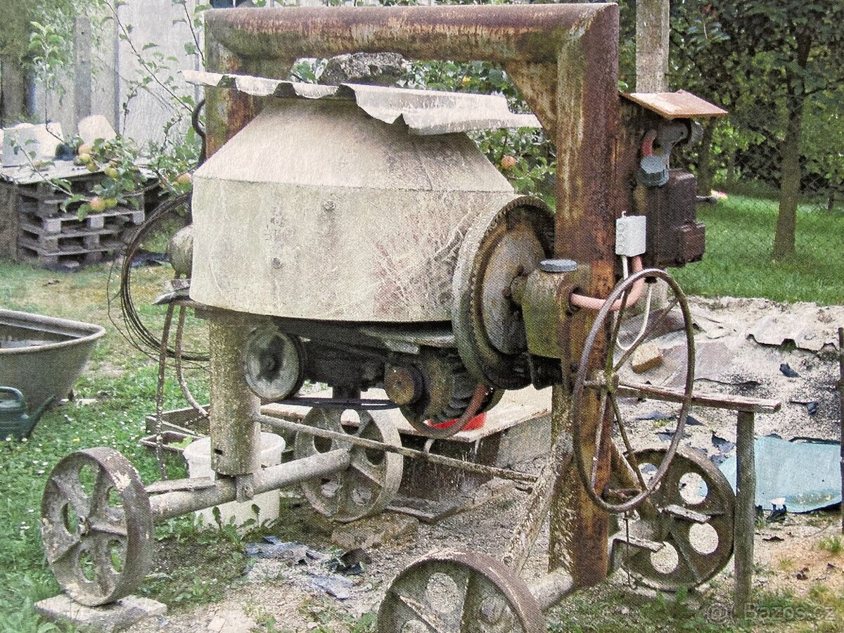 Prodám funkční stavební míchačku