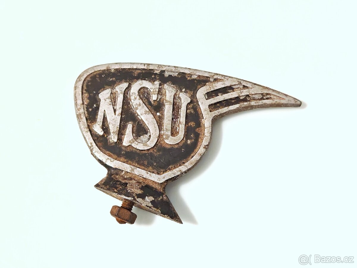 Starý znak NSU na motorku