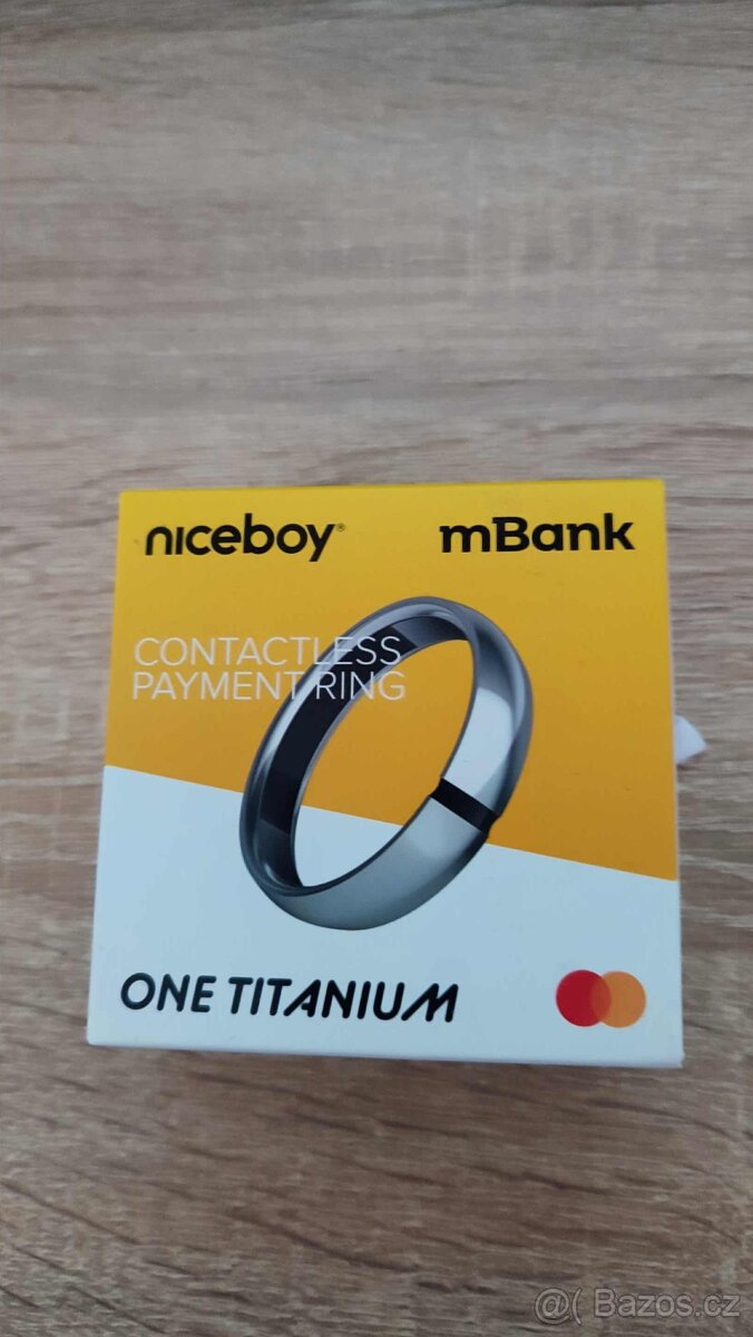 Platební prsten Niceboy One Titanium S14