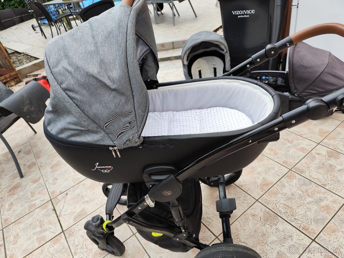 PRODÁM KOČÁREK zn. JUNAMA  DVOJ KOMBINACE