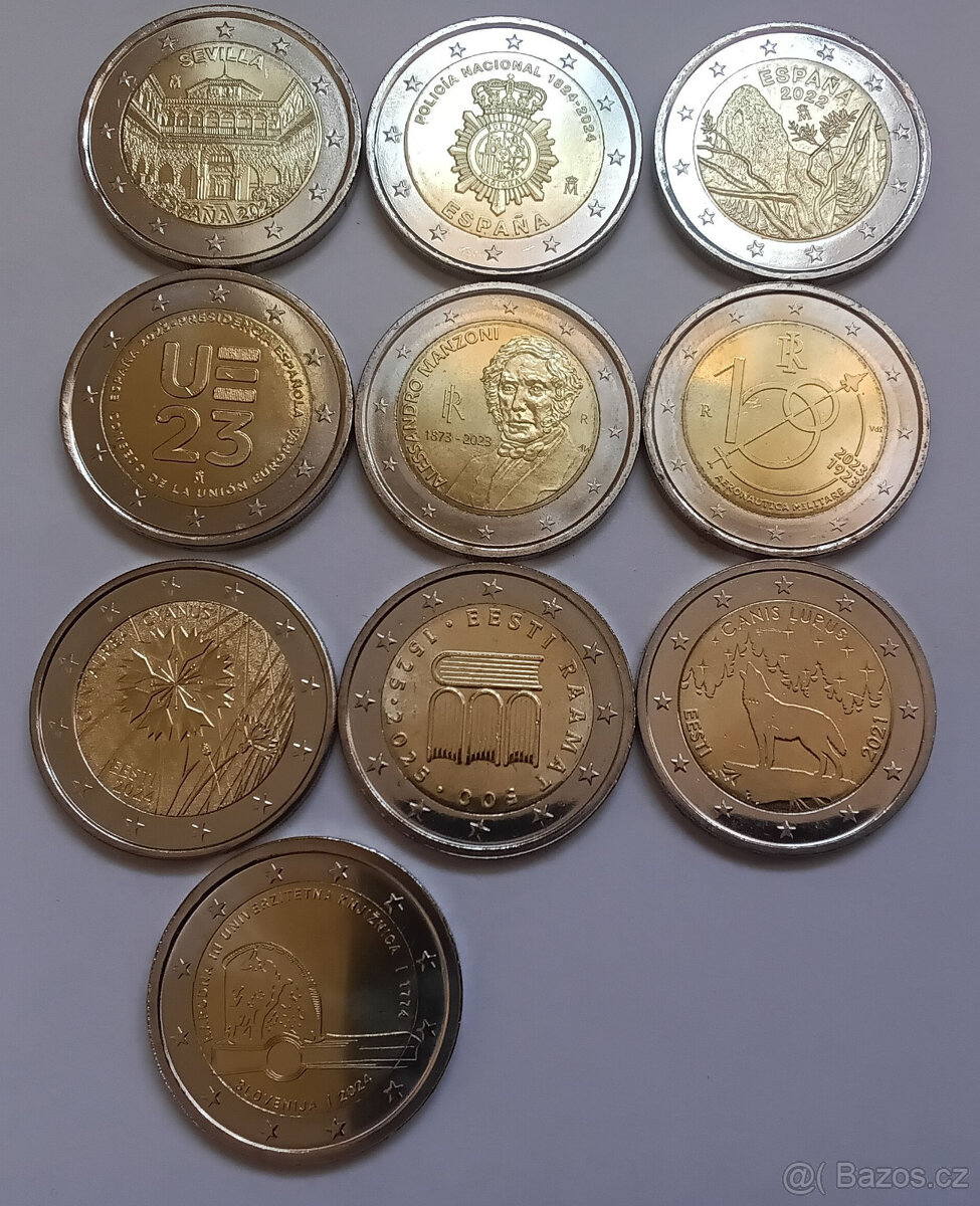 2 EURO MINCE VÝMĚNA