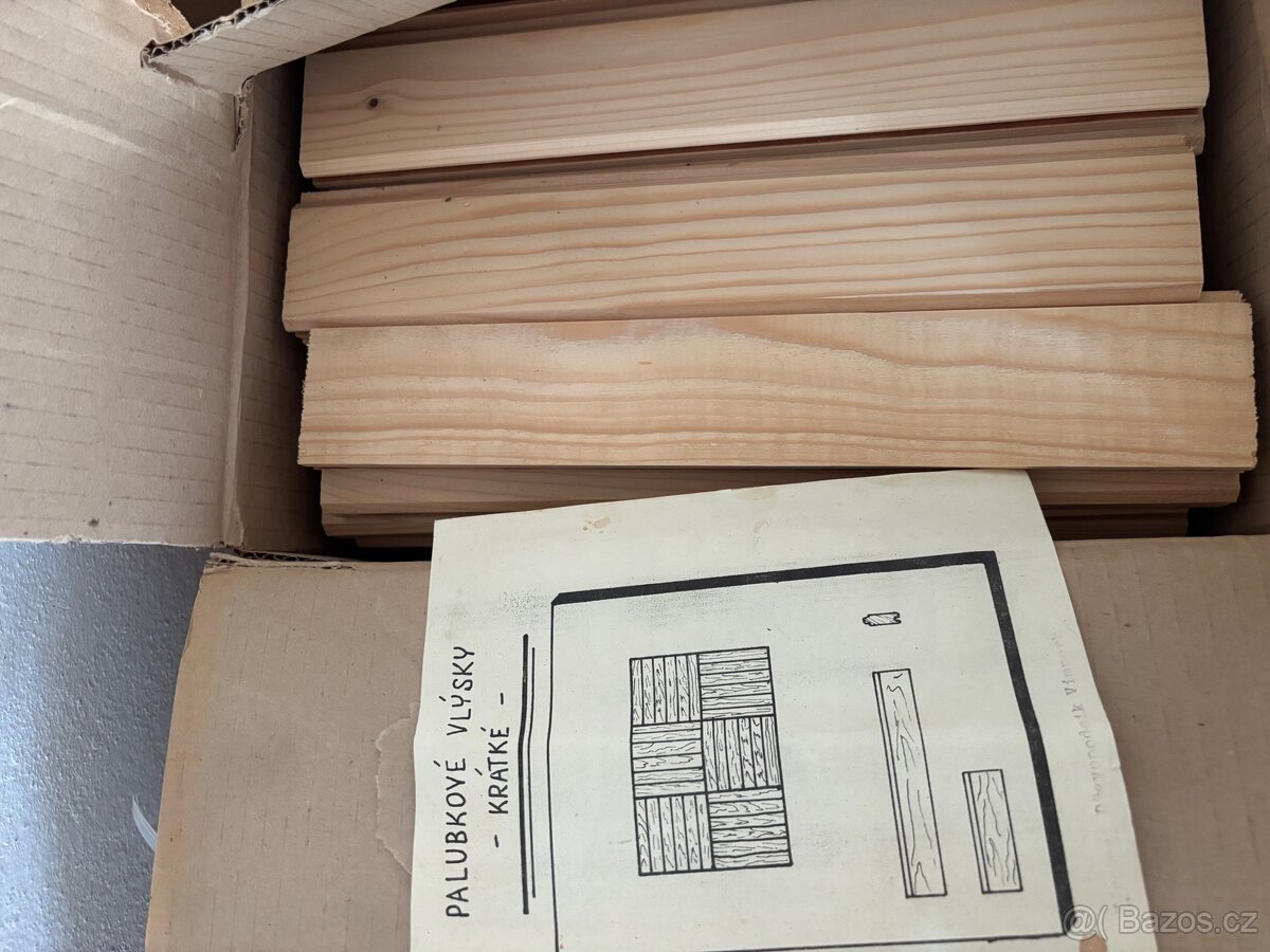 Palubkové vlýsky krátké 25m2