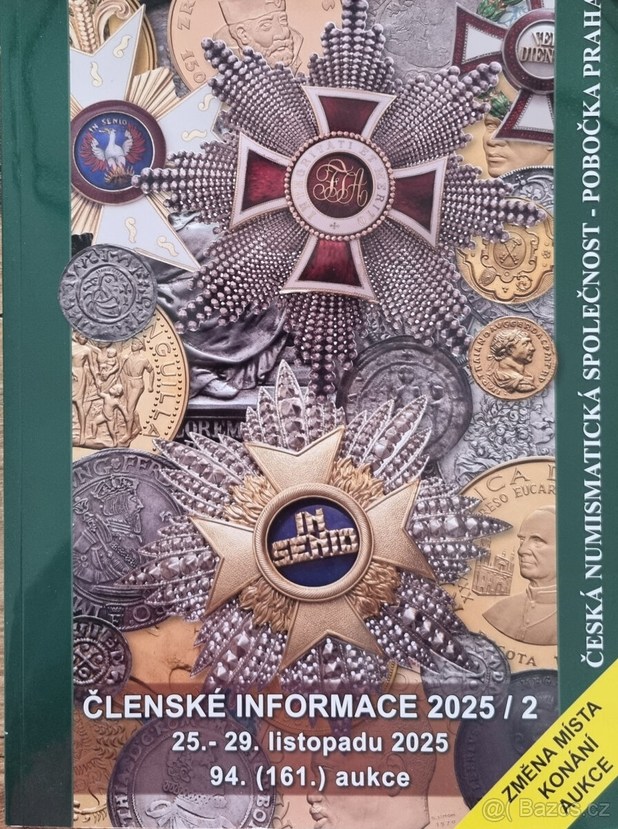 Aukční katalog ČNS Praha aukce č.2/2025 - 94, (161.)