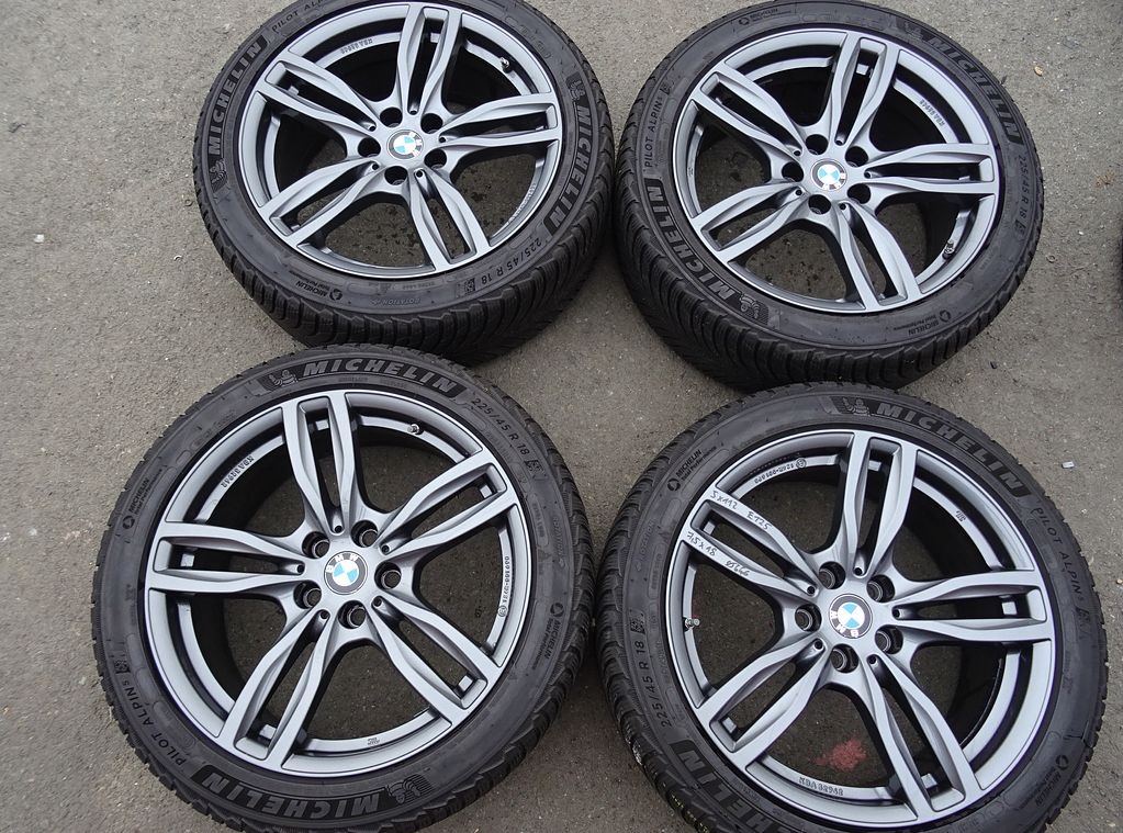 Alu disky BMW 3, 18", 5x112, ET 25, zimní sada