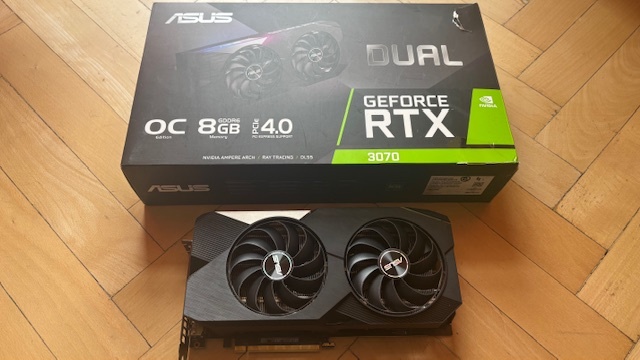 ASUS DUAL GeForce RTX 3070 V2 O8G
