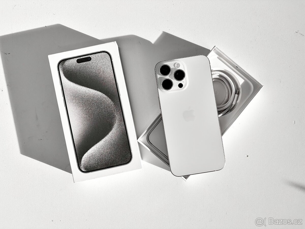 iPhone 15 Pro Max | 256GB, Stříbrný