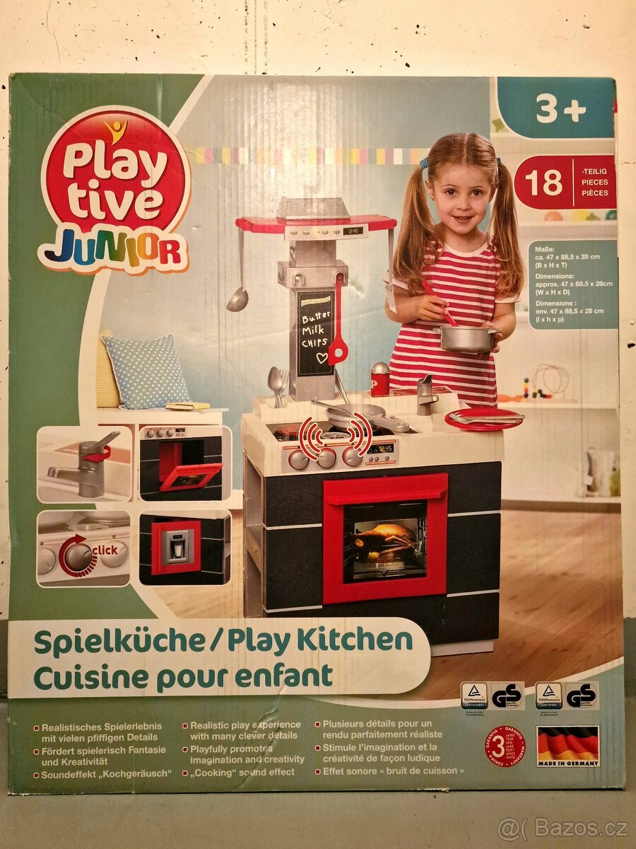 Dětská kuchyňka Playtive JUNIOR - nepoužitá (3+ let, 18 ks)