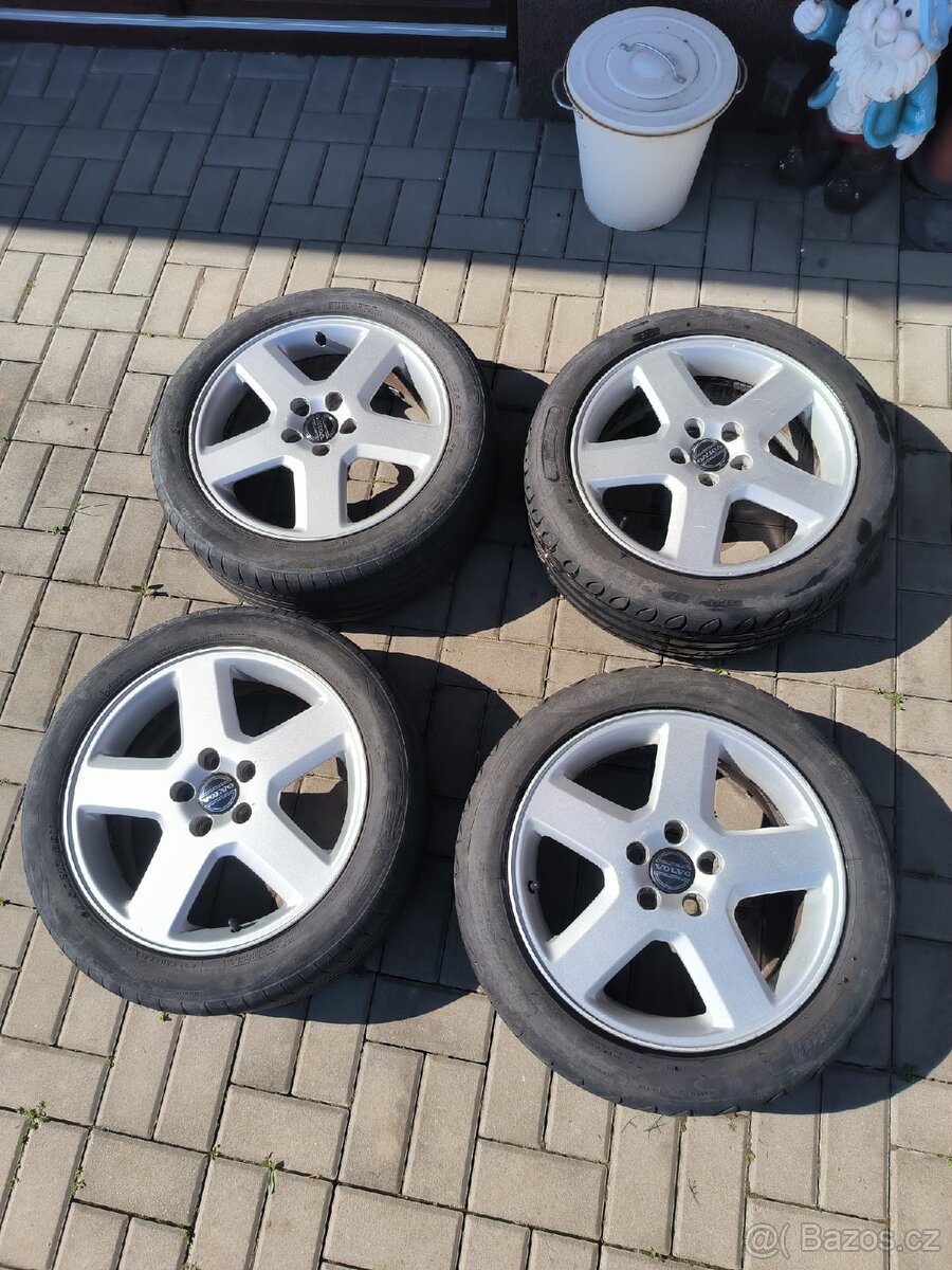 Litá ALU kola 5x108 pneu 205/50 R17