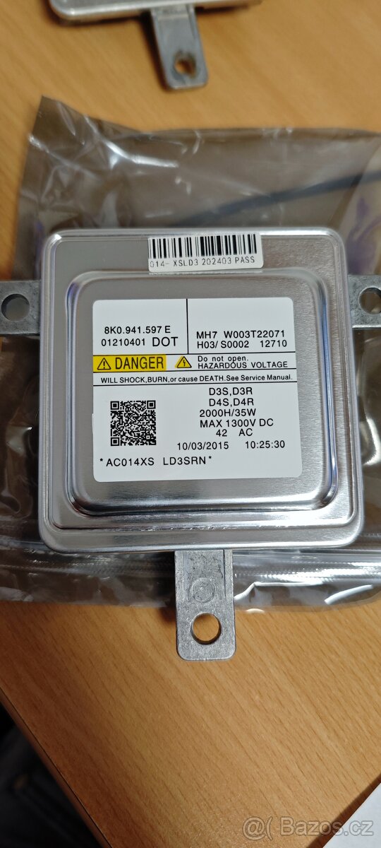 ŘÍDÍCÍ JEDNOTKA XENON D3S 8KO941597E
