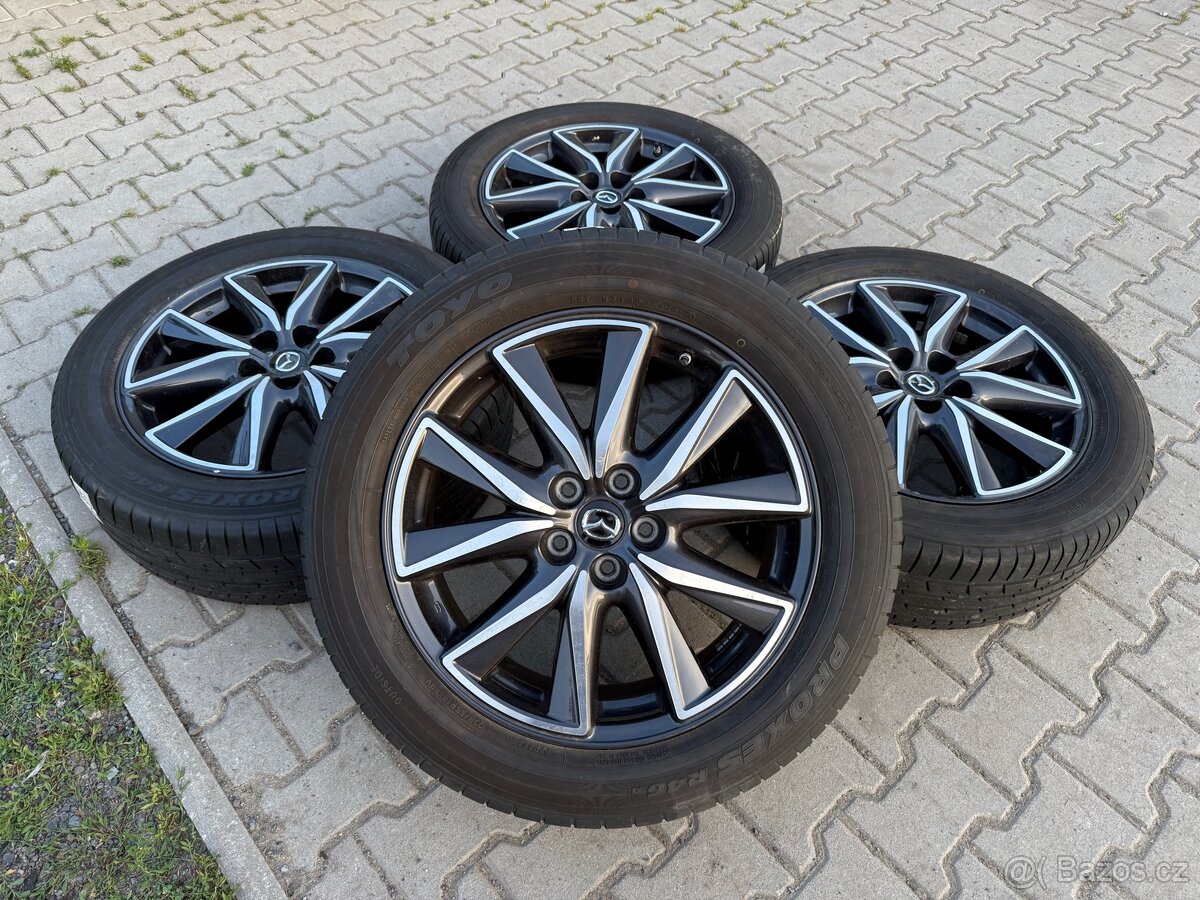 4x al kola 5x114.3 TPMS + pneu letní 225/55 R19