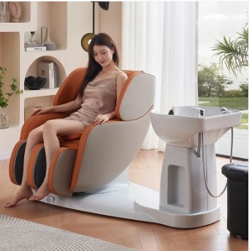 Masážní křeslo s mycí stanicí - Scalp care hair chair