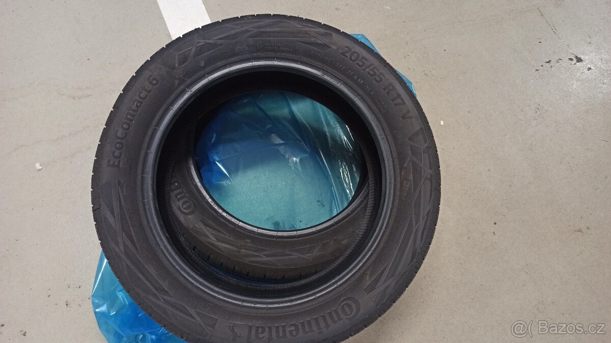 NOVÉ pneumatiky Continental EcoContact 6 205/55 R17