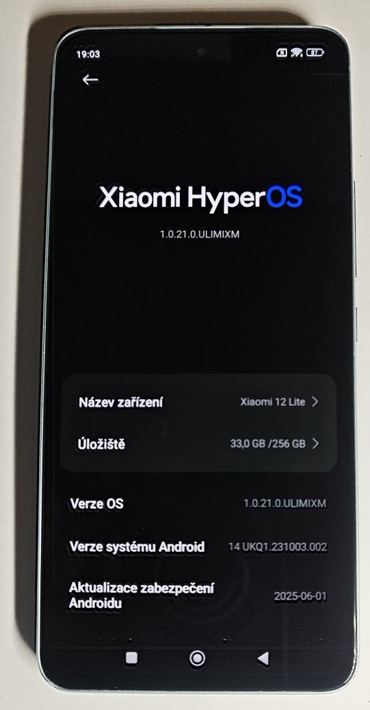 Xiaomi Mi 12 Lite 5G (barva světle zelená)