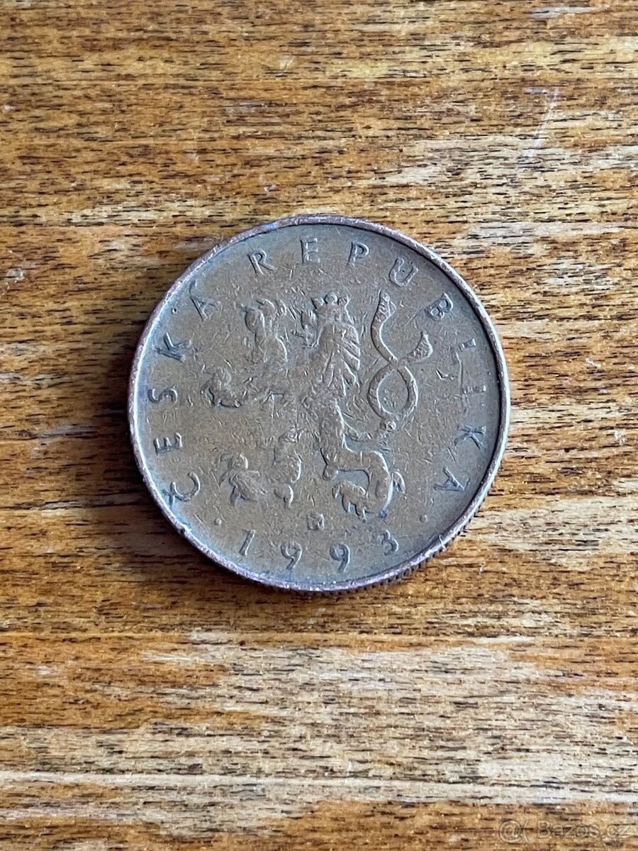 Vzácná desetikoruna ročník 1993