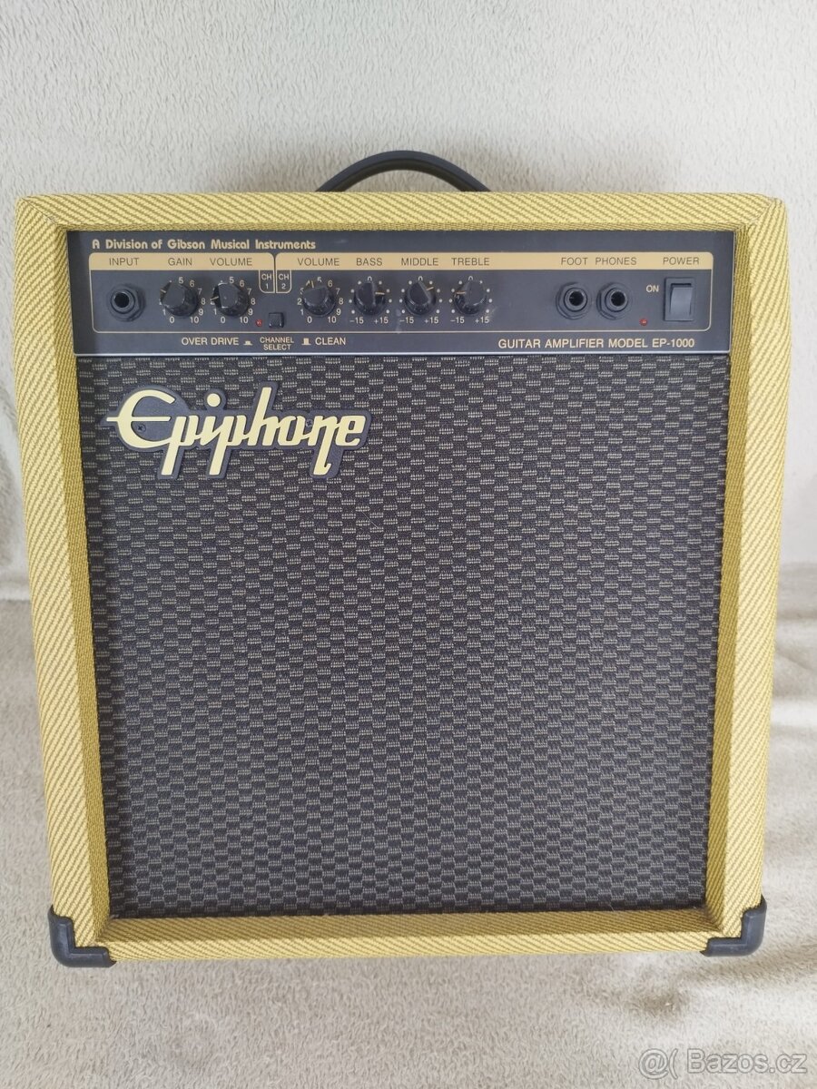KYTAROVÉ KOMBO - EPIPHONE EP-1000 / tweed