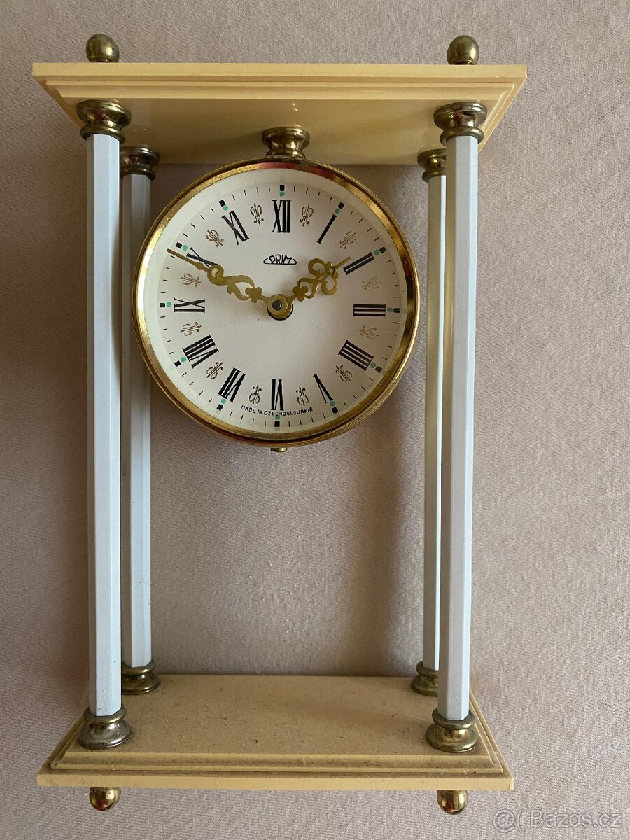 Starožitné hodiny Prim Czechoslovakia