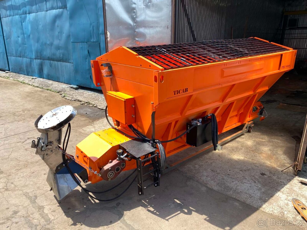 Nástavba sypače 9 metrů krychlových