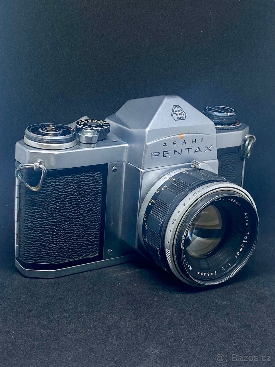 Asahi Pentax S2 + Auto Takumar 55mm f/2 – plně funkční