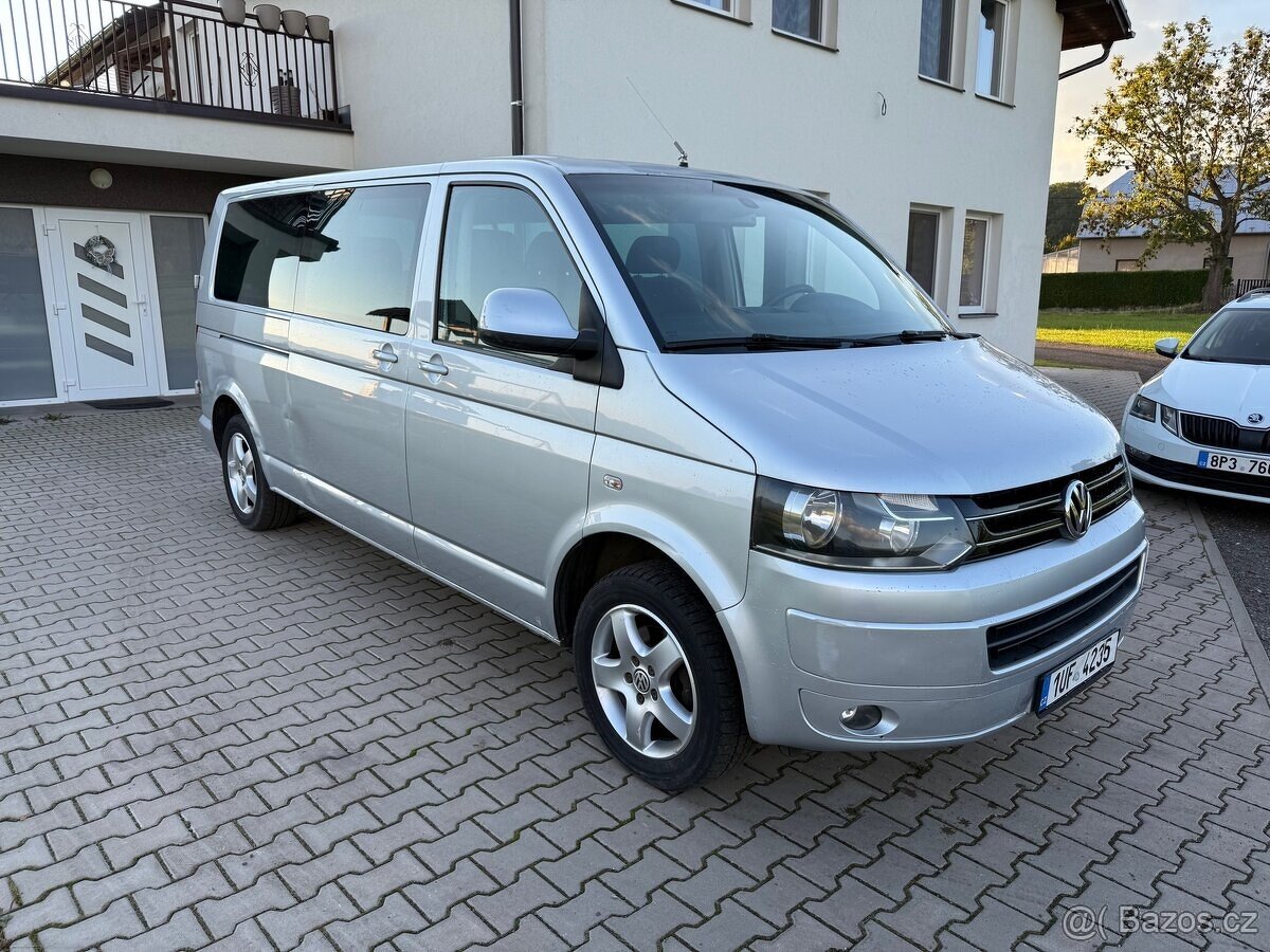 Vw T5.1 Caravelle 2.0 TDi 103 kw, 4x4 , 9 mist , 2013, long
