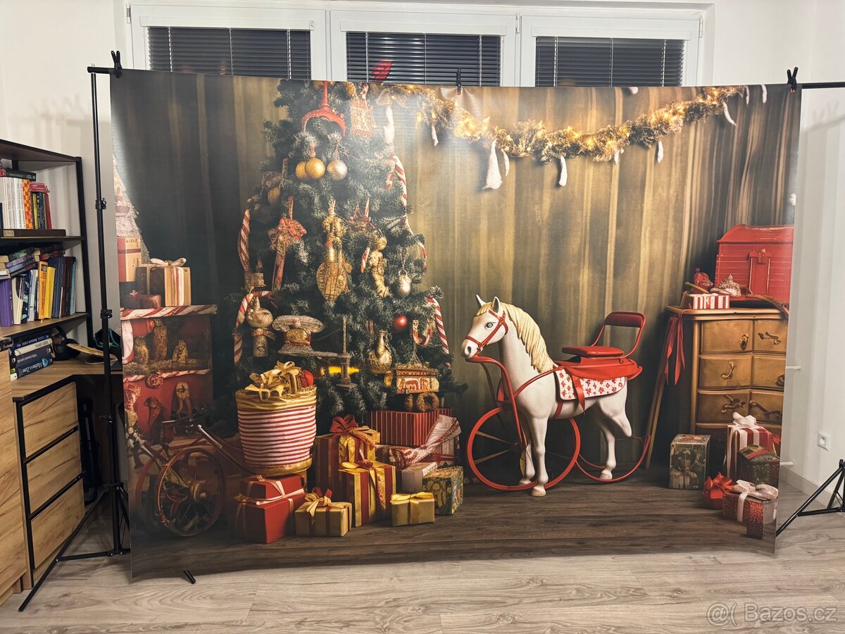Vánoční fotopozadí