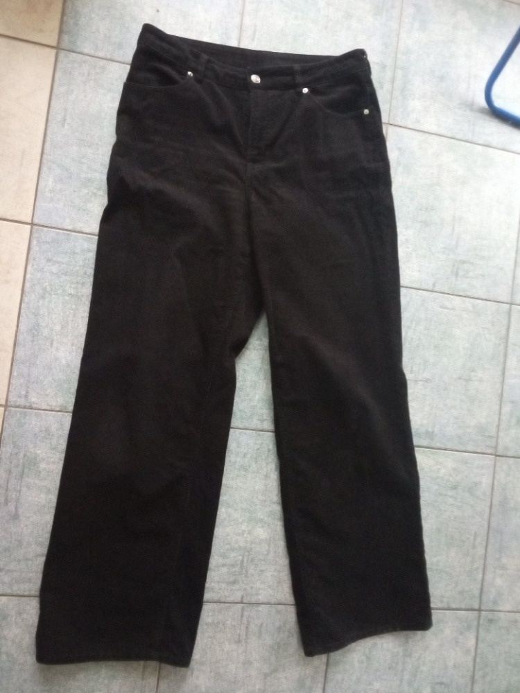 Dámské kalhoty-široké nohavice, rifle-vel. L, XL