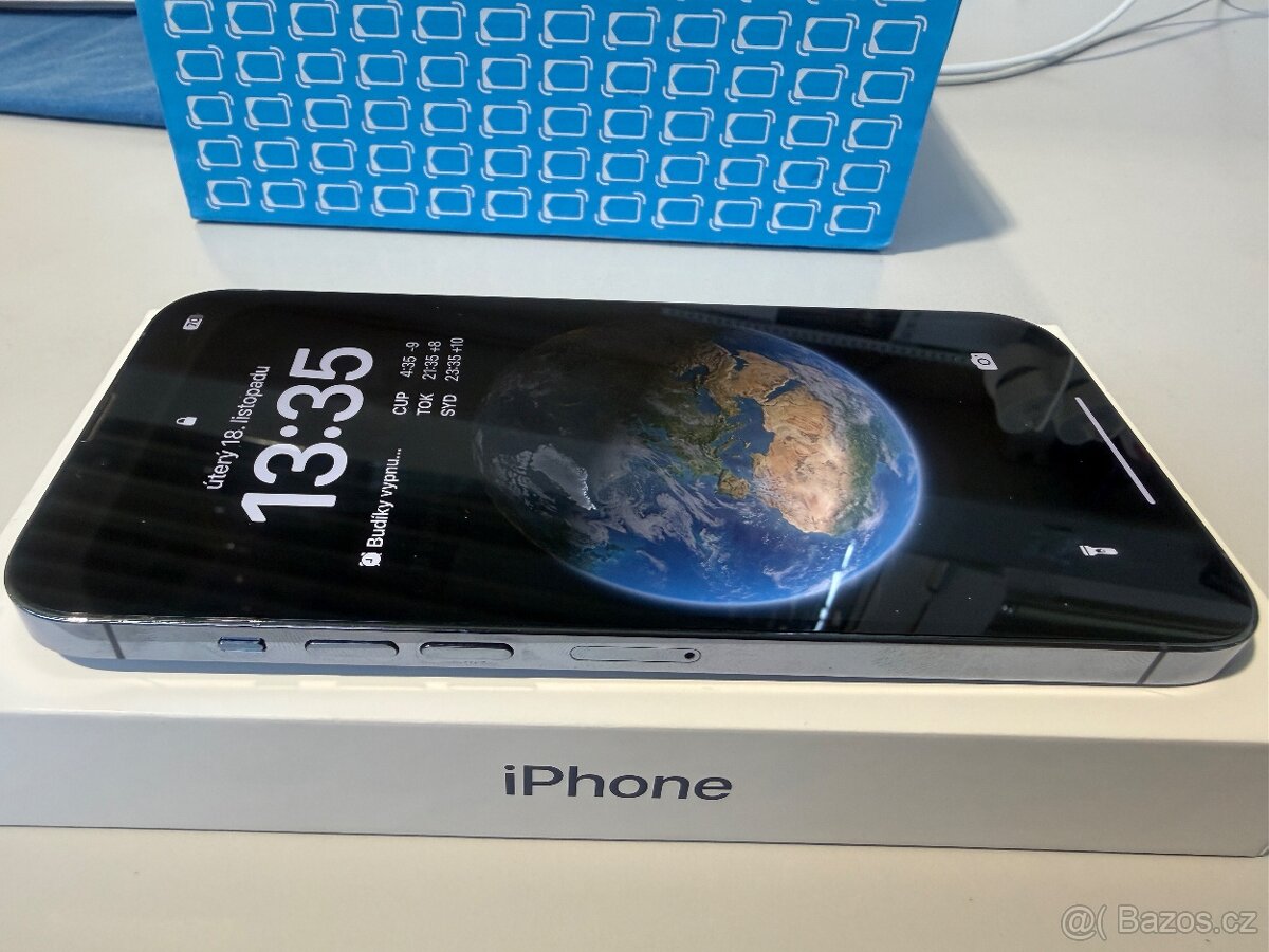 iphone 13 pro max 256 gb modrá