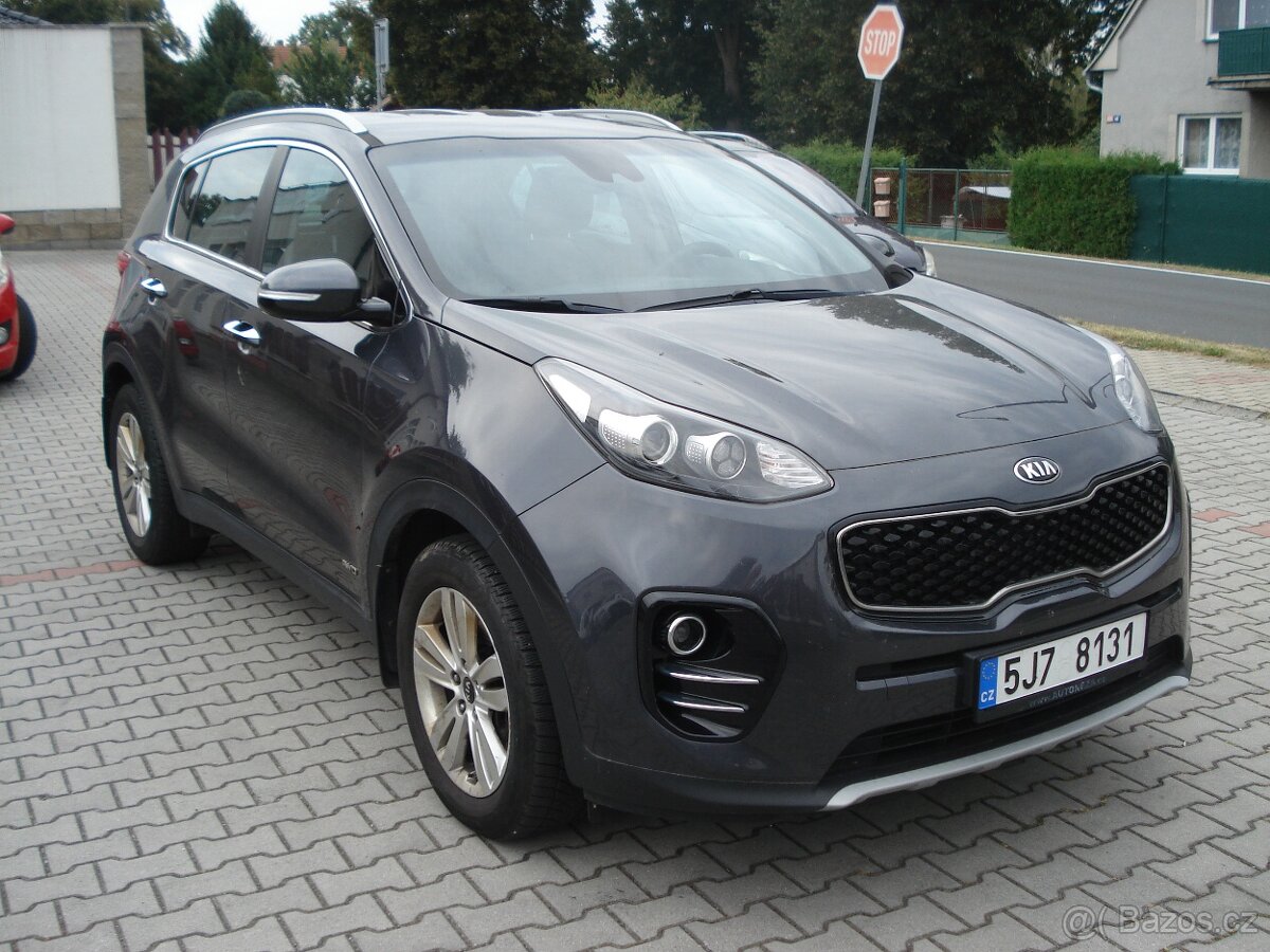 Kia Sportage 1.6 T-GDI,AUTOMAT 4x4,ČR,1.MAJ.,SERVISKA